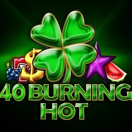 Official Slots logo: 40 Burning Hot by Amusnet Interactive at CasinOK Casino