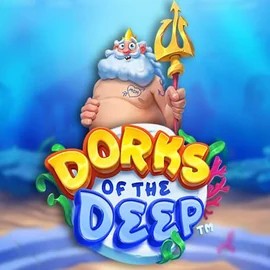 Dorks of the Deep slot logo by Hacksaw Gaming at CasinOK CasinoDorks of the Deep