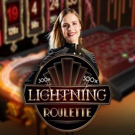 Lightning Roulette logo by Evolution at CasinOK Casino