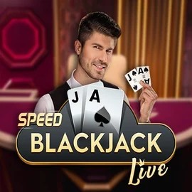 Official Live Casino logo: Speed Blackjack by Pragmatic Play at CasinOK Casino
