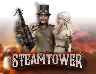 Steam Tower Slot slot logo by NetEnt at CasinOK Casino